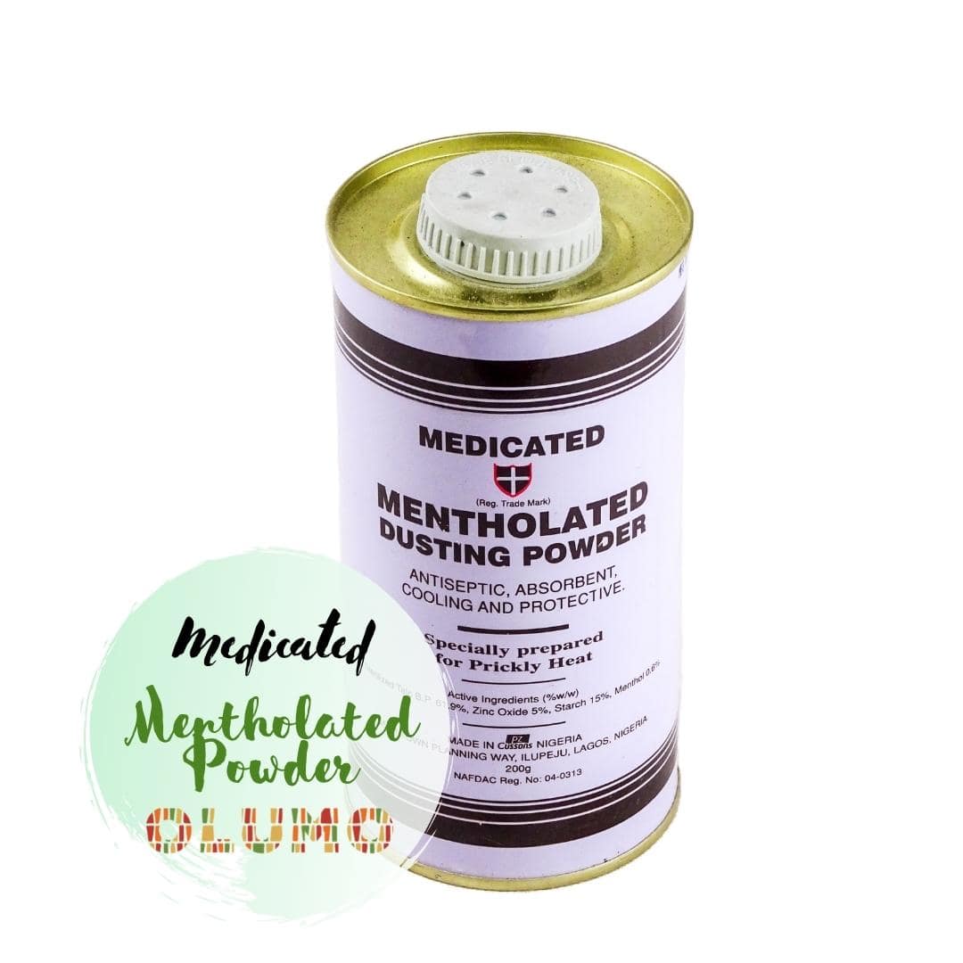 Medicated Mentholated Dusting Powder 200G Olumo Foods