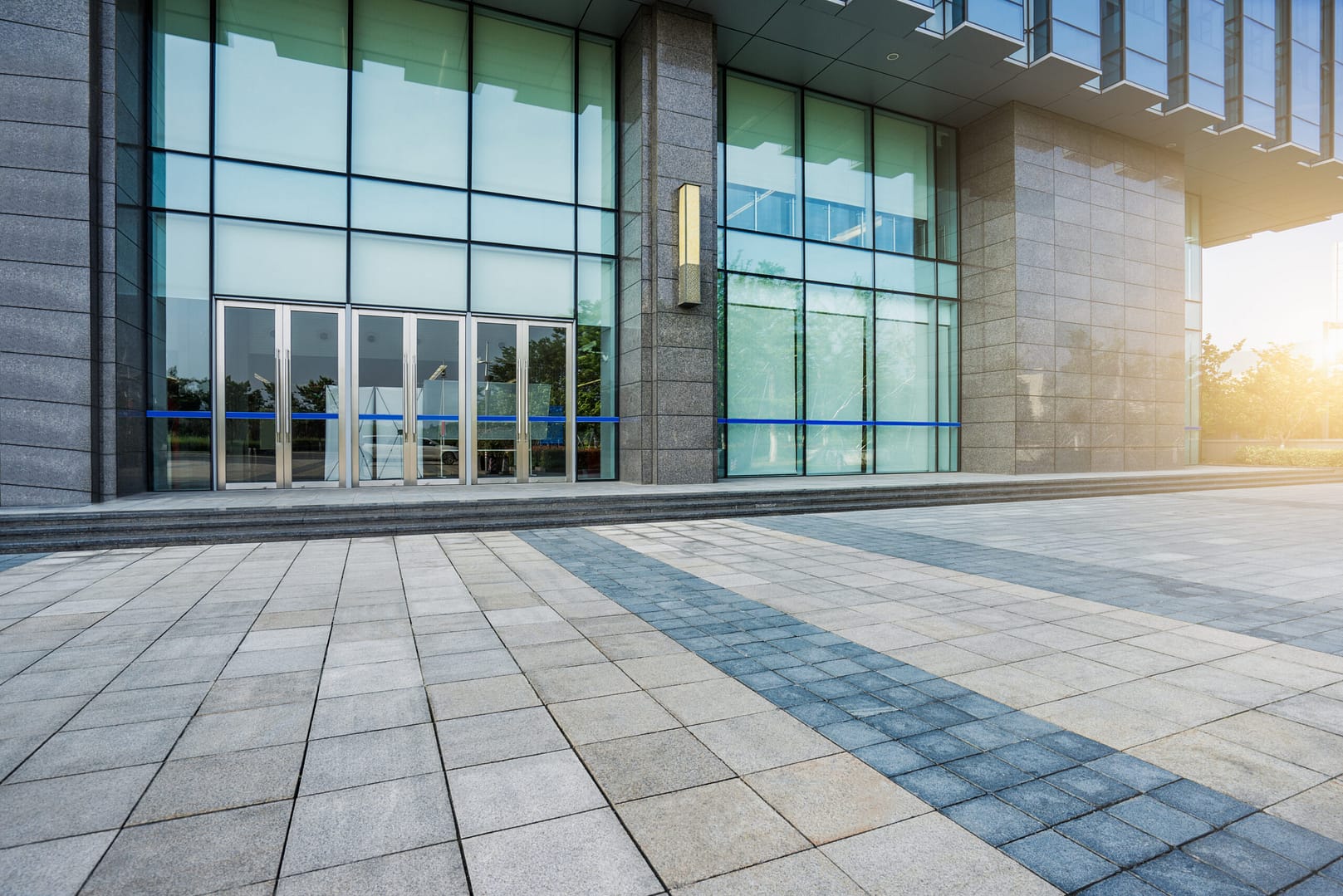 office building entrance
