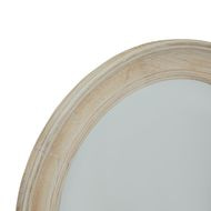 Washed Wood Round Framed Mirror 23333 asml