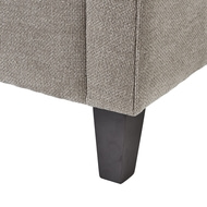 Vesper Taupe Cushion Back Snuggle Chair - Image 3