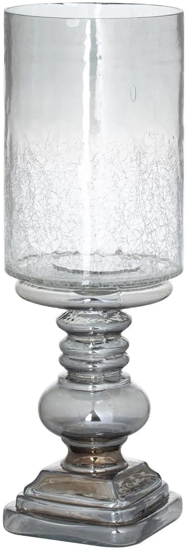 Smoked Midnight Glass Candle Holder 3 1722503857Hill Interiors Smoked Midnight Glass Candle Holder