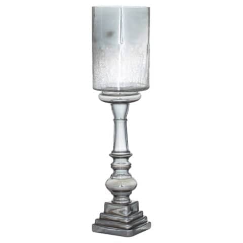 Silver Smoked Midnight Glass Top Tall Candle Pillar Holder 21902 480x480 1