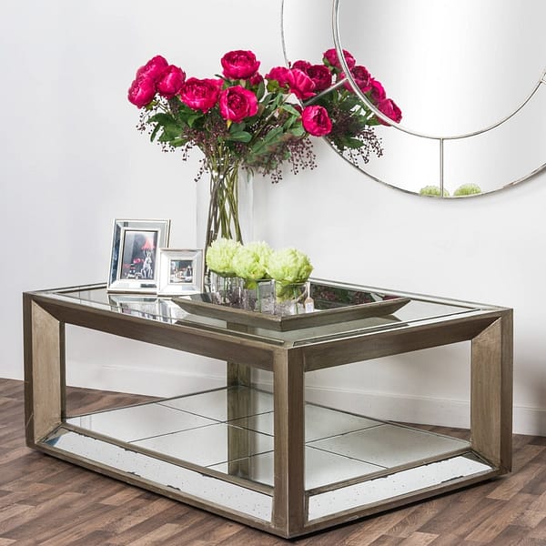 Large Augustus Mirrored Coffee Table 19171 d