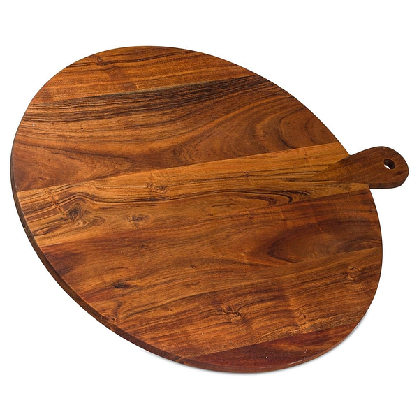 Large Round Hardwood Chopping Board 20404