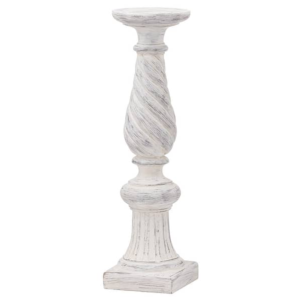 Antique Ivory Twisted Candle Column 21212