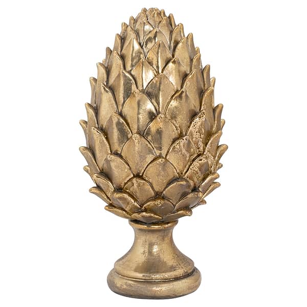 Tall Gold Pinecone Finial 21730