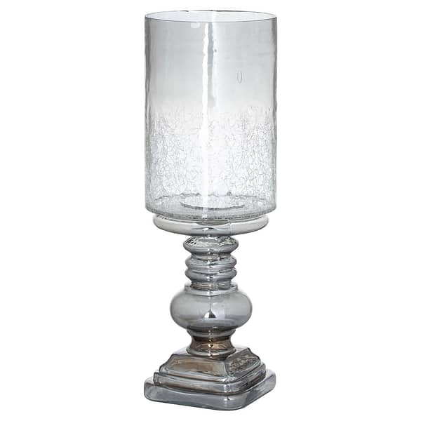 Smoked Midnight Glass Candle Holder 21901