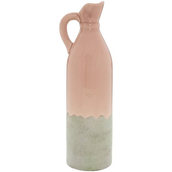 Decorative Tall Blush Stoneware Jug 22353