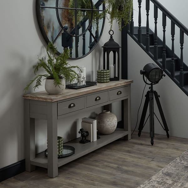 The Oxley Collection Three Drawer Console Table 22537 d