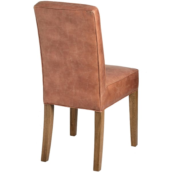 Tan Faux Leather Dining Chair 18334 a