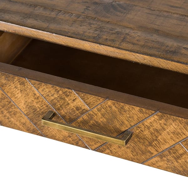 Havana Gold 2 Drawer Console Table 20457 a