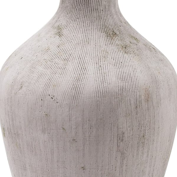 Bloomville Ellipse Stone Vase 20727 a