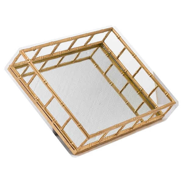 Set Of 2 Detailed Rectangular Trays 20801 a