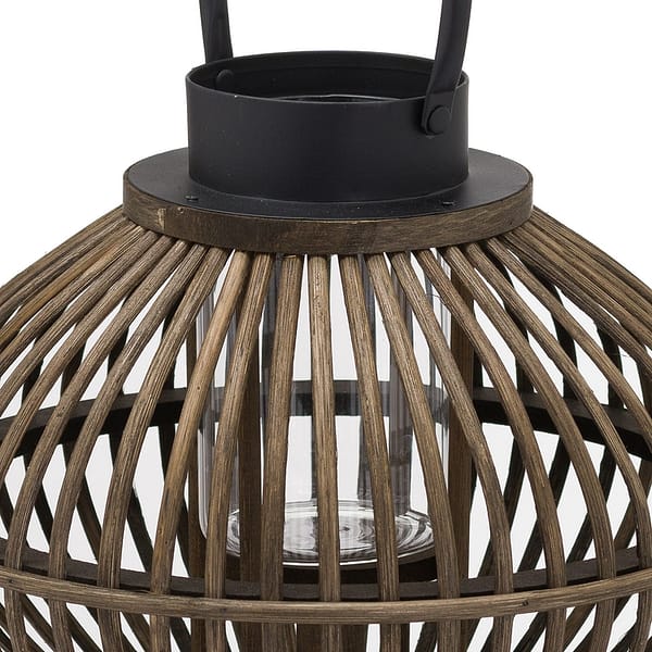 Brown Bamboo Style Large Lantern 21094 a