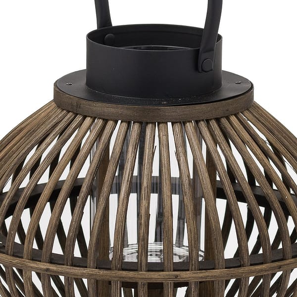 Brown Bamboo Style Lantern 21095 a