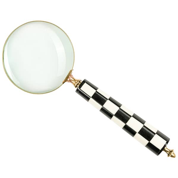 Large Checkered Magnifying Glass 22501