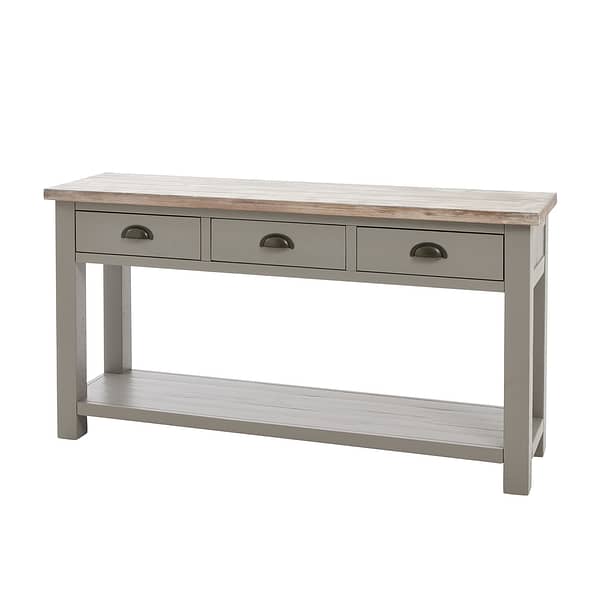 The Oxley Collection Three Drawer Console Table 22537