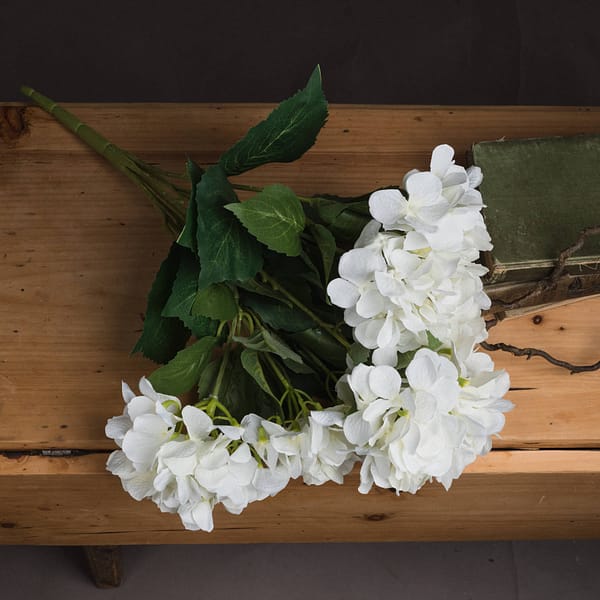 White Hydrangea Bouquet 19064 a