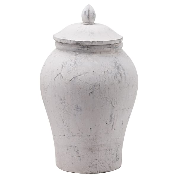 Bloomville Stone Ginger Jar 20730