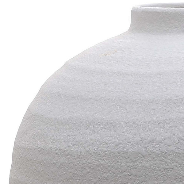 Tiber Matt White Ceramic Vase 22243 a