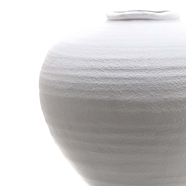 Regola Large Matt White Ceramic Vase 22248 a