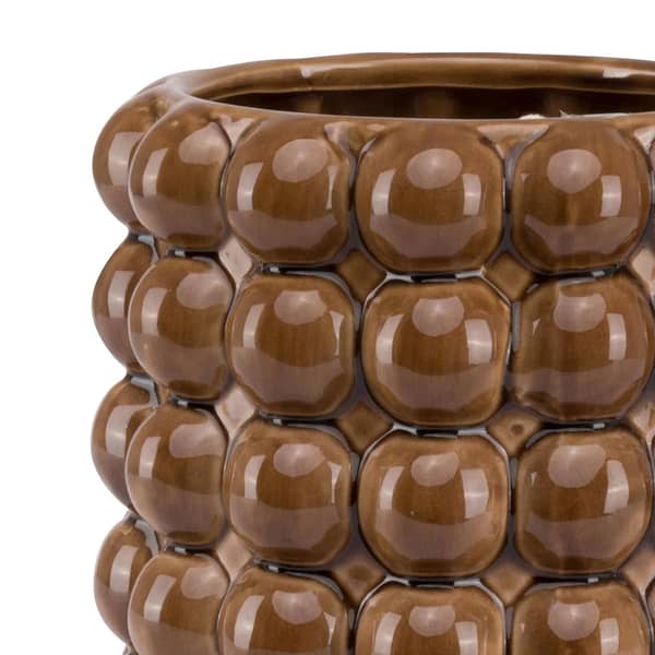 Seville Collection Large Caramel Bubble Planter 22347 a