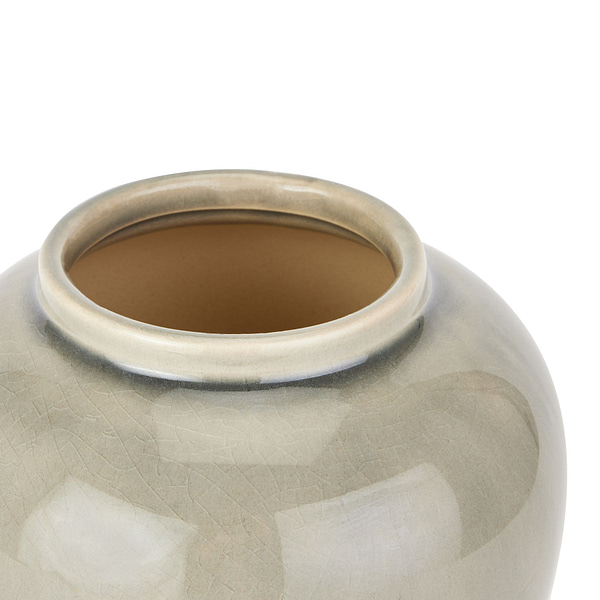 Seville Collection Grey Ginger Jar 22608 a