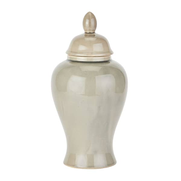 Seville Collection Grey Ginger Jar 22608