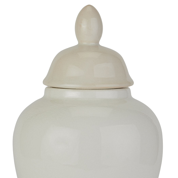 Seville Collection Cream Ginger Jar 22610 b