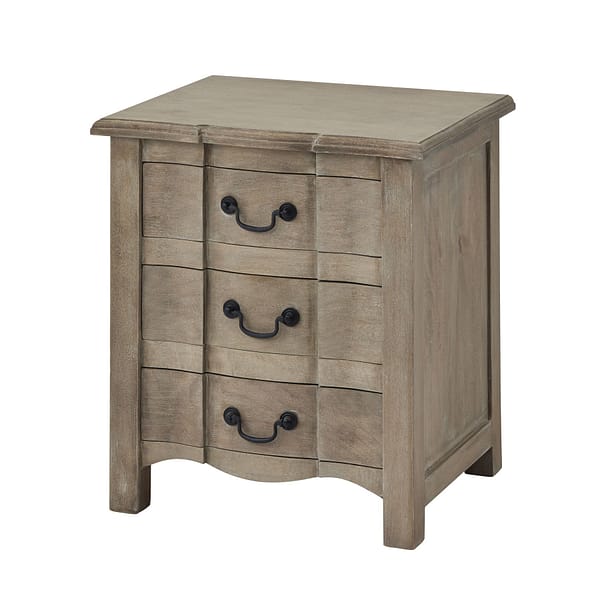 Copgrove Collection 3 Drawer Bedside Table 22693 1