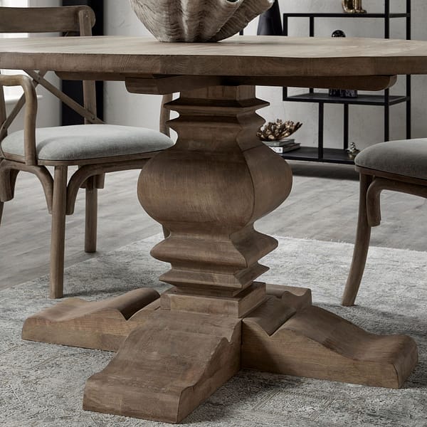 Copgrove Collection Round Pedestal Dining Table 22695 e