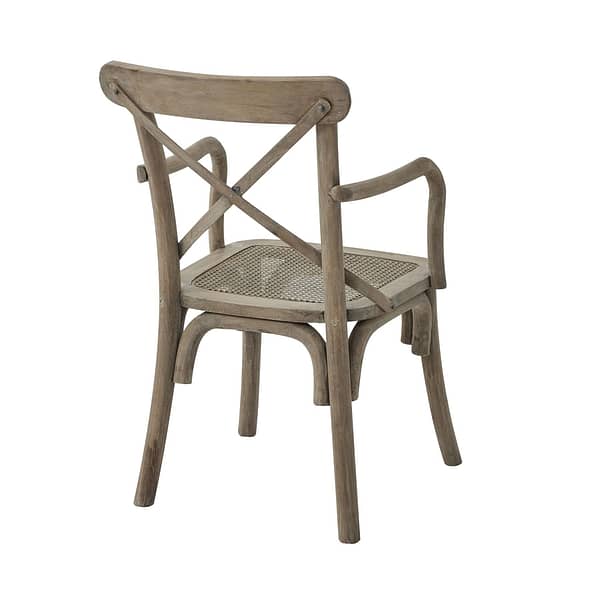 Copgrove Collection Cross Back Carver Chair With Rush Seat 22699 a