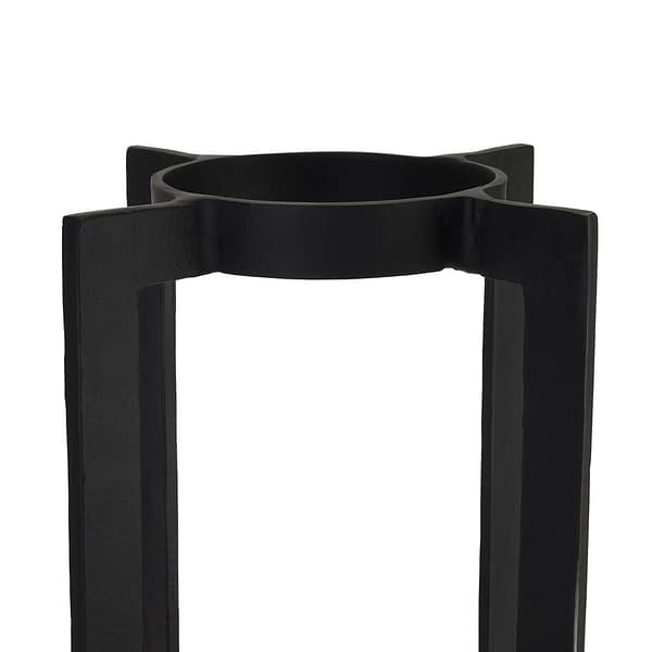 Tall Black Hurricane Lantern 22788 b