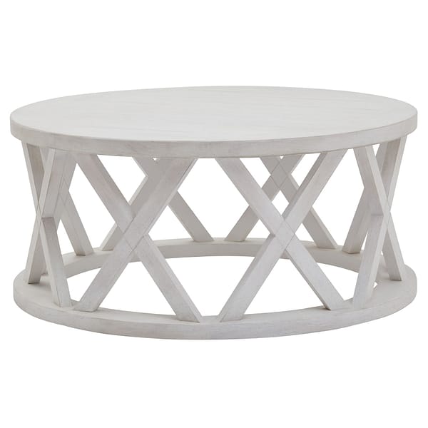 Stamford Plank Collection Round Coffee Table 22923 1