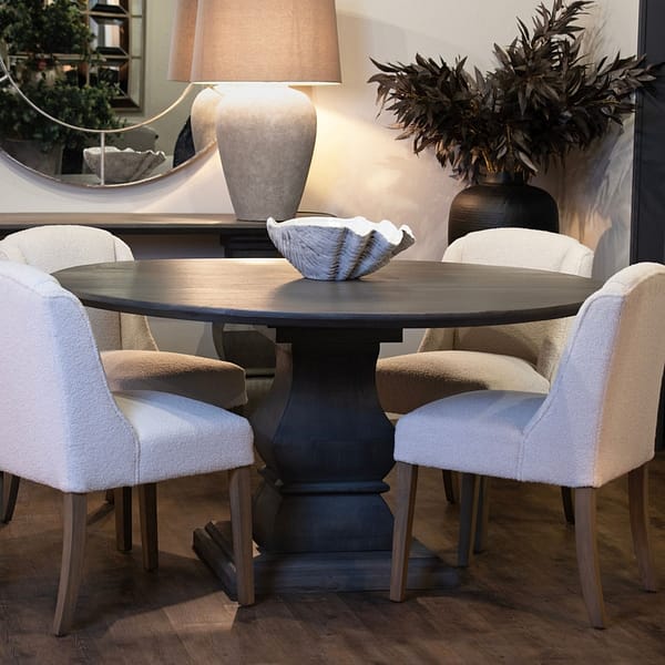 Lucia Collection Round Dining Table 22967 c