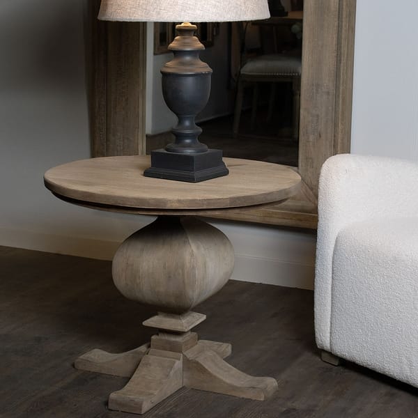 Copgrove Collection Pedestal Side Table 22973 c