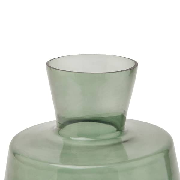 Smoked Sage Glass Large Ellipse Vase 22976 a