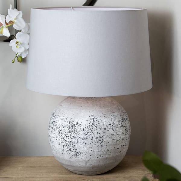 Tiber Large Stone Ceramic Lamp 23029 e