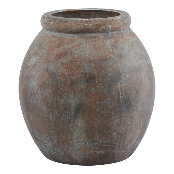 Siena Brown Jar Shaped Planter 23307