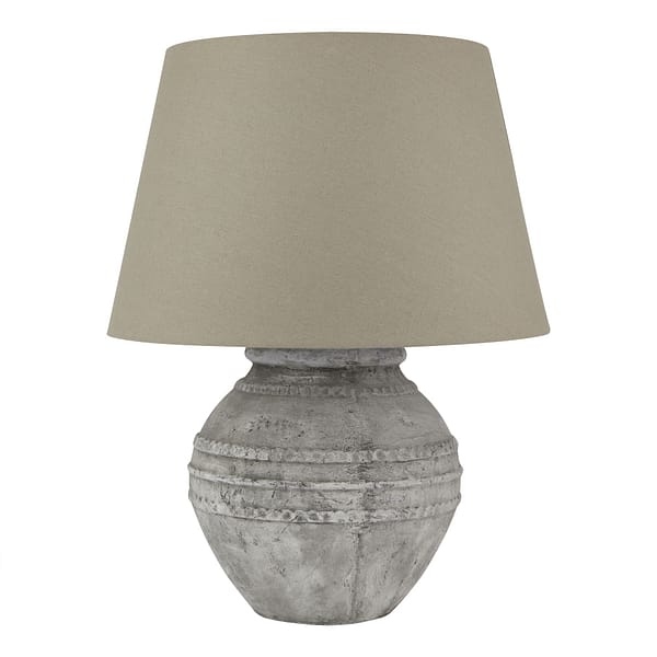 Athena Stone Regola Lamp Due in End of June 23624