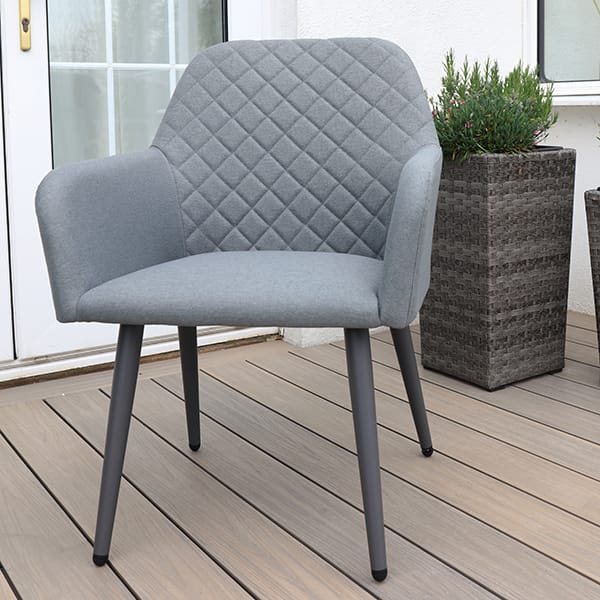 SOHO ROUND 6 SEATER SET - GREY - Image 4