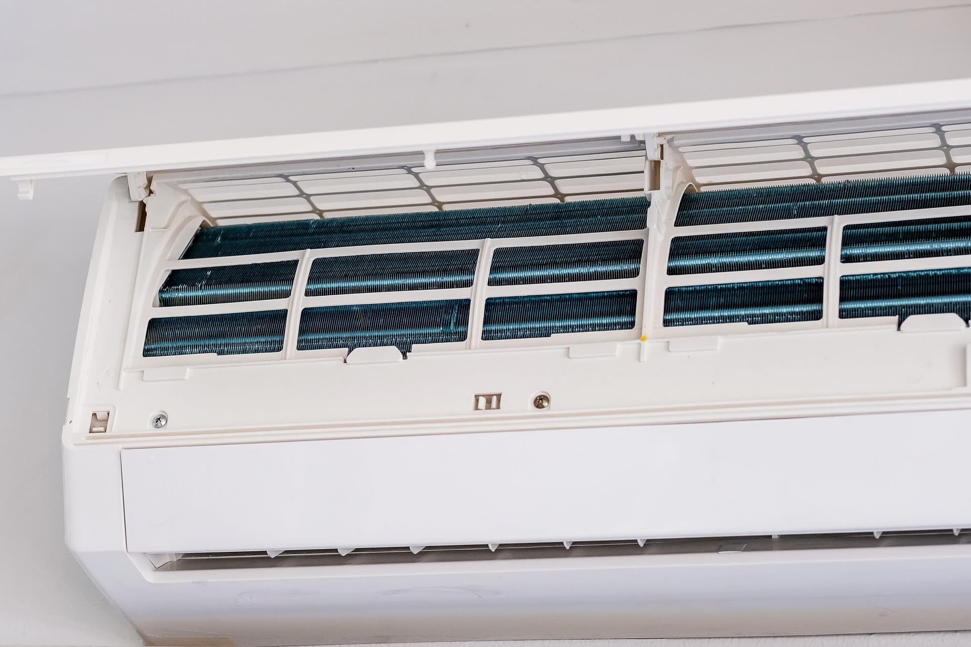 Air conditioner during Maintenance indoor. Cleaning, Washing and