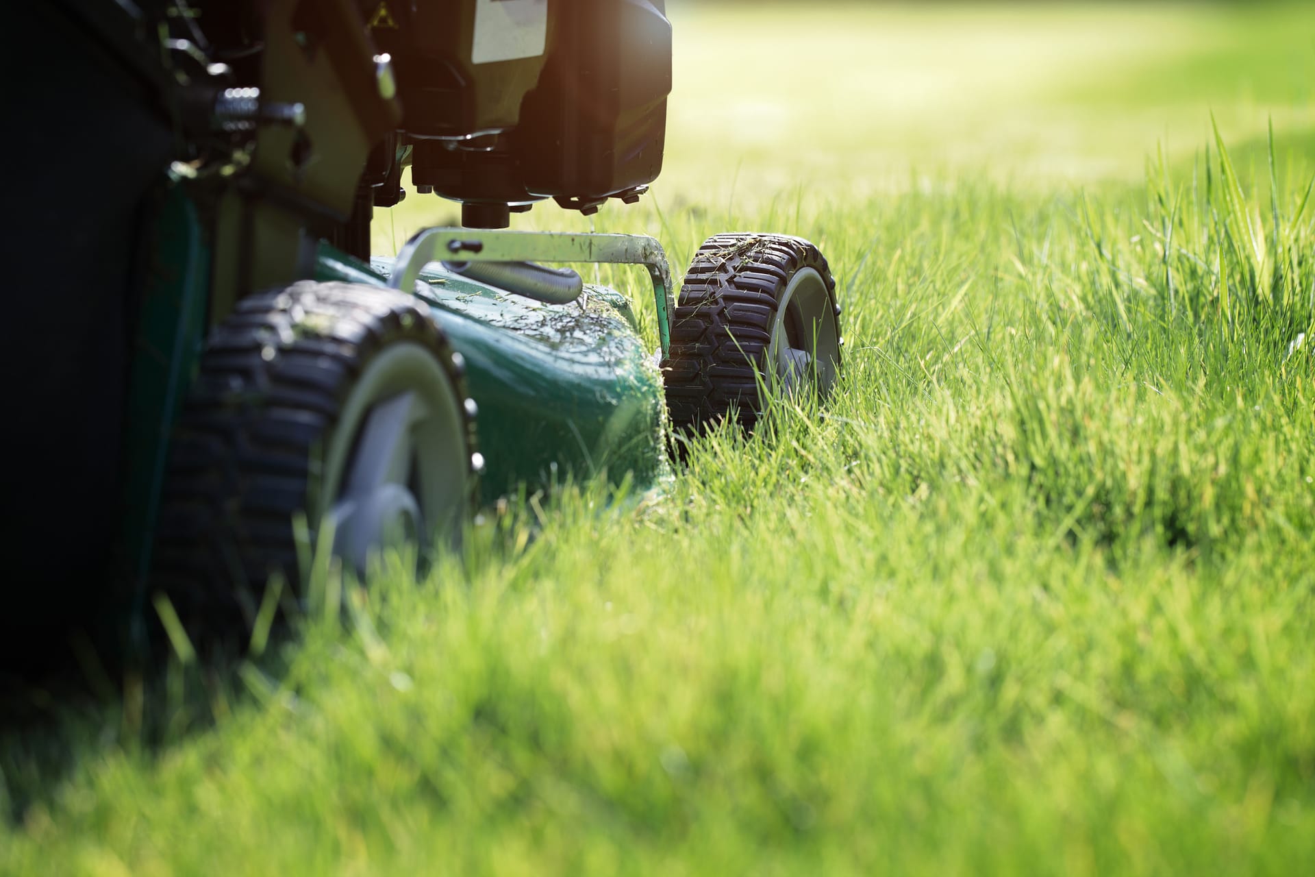Transform Your Outdoor Space with Premier Landscaping in Staffordshire 1 Mowing the Grass in Staffordshire